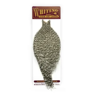 Ověřený Whiting Kohoutí Skalp Coq de Leon Rooster Cape Grizzly