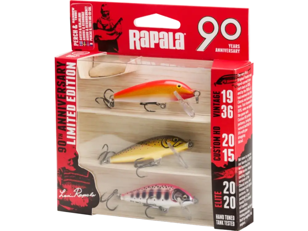 Rapala Set Woblerů Rapala 90 Years Lure Kit Countdown Small Bright Must-Have