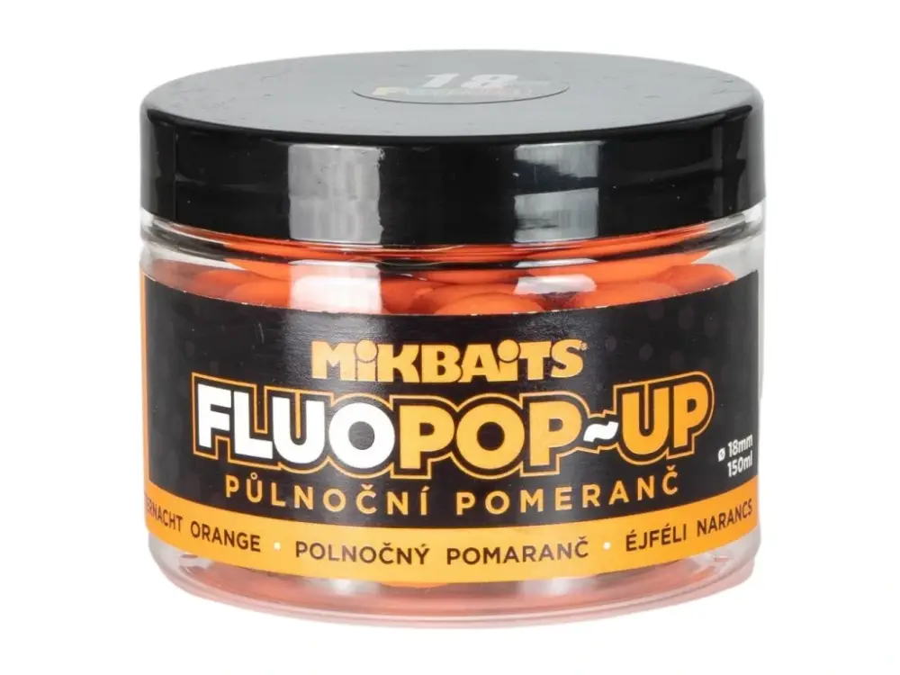Akční Nabídka Mikbaits Plovoucí Boilie Fluo Půlnoční Pomeranč 150ml