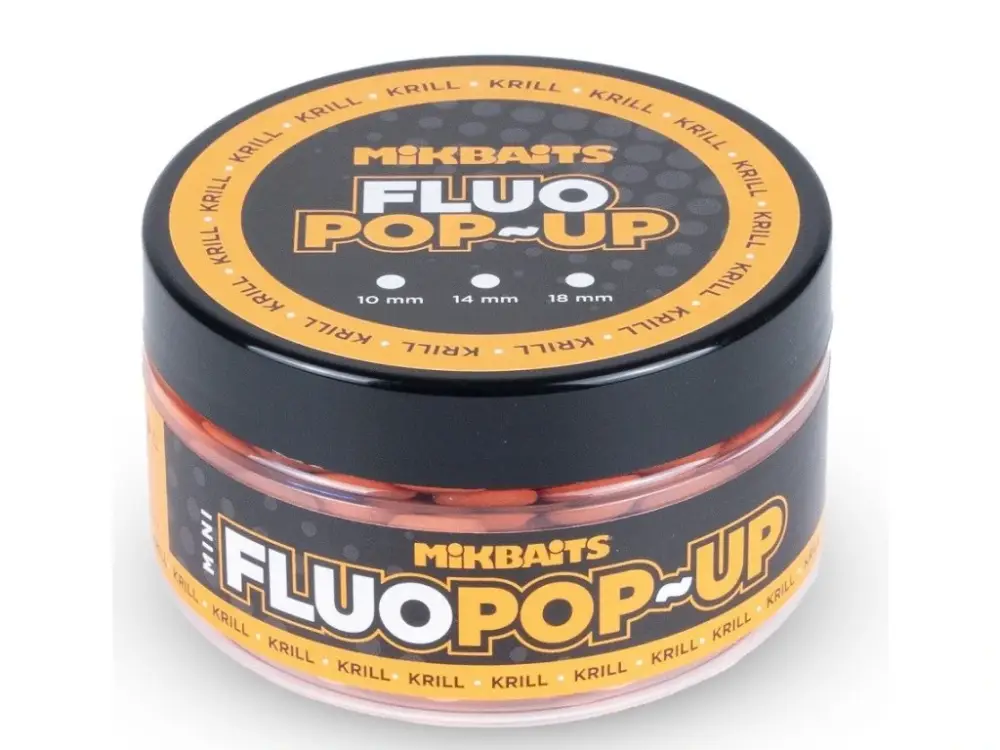 Finální Výprodej Mikbaits Mini Plovoucí Boilie Fluo Krill 10mm 100ml