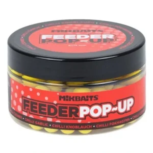 Mikbaits Plovoucí Boilie Feeder Pop-Up Chilli Česnek 8+12mm 100ml Top Prodej