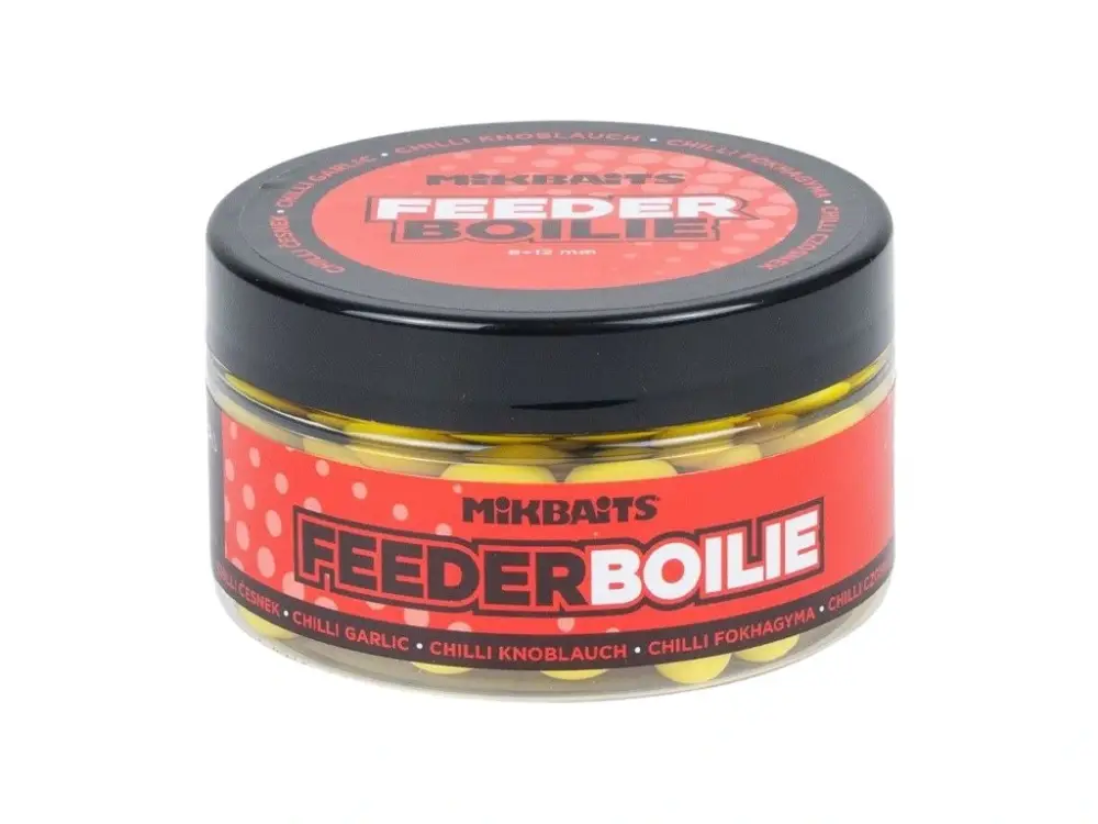 Mikbaits Feeder Boilie Chilli Česnek 8+12mm 100ml Autentický