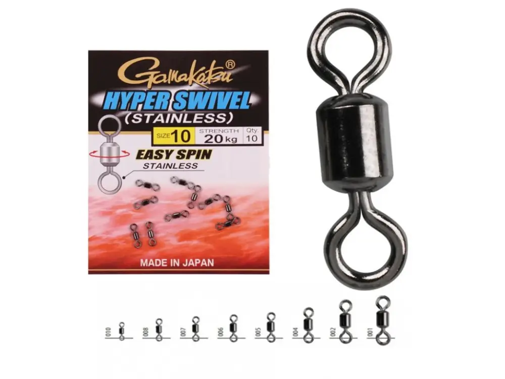 Výprodej Gamakatsu Obratlíky Hyper Swivel