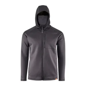 Grundéns Mikina Grundies Thermal FZ Hoodie Black Oblíbený