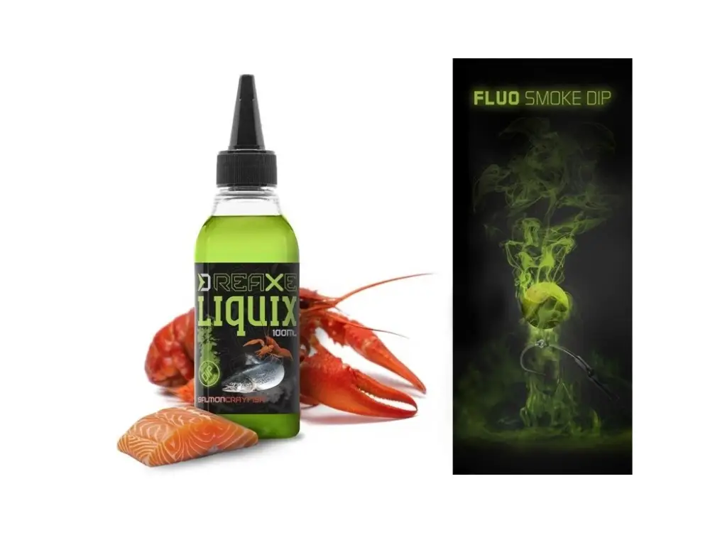 Novinka Delphin Fluo Dip D Snax Liquix Losos-Rak 100ml
