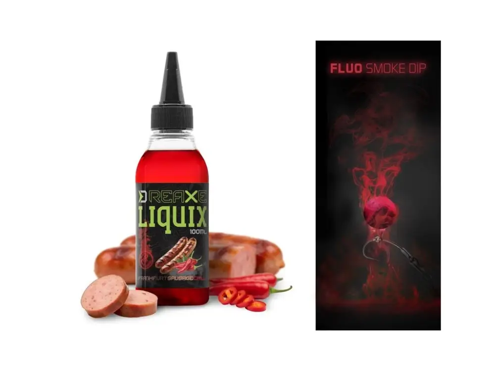 Sezónní Sleva Delphin Fluo Dip D Snax Liquix Frankfurtská Klobása-Chilli 100ml