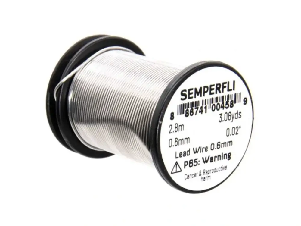 Semperfli Olověný Kulatý Drátek Lead Wire Natural 0,6mm Koupit Online