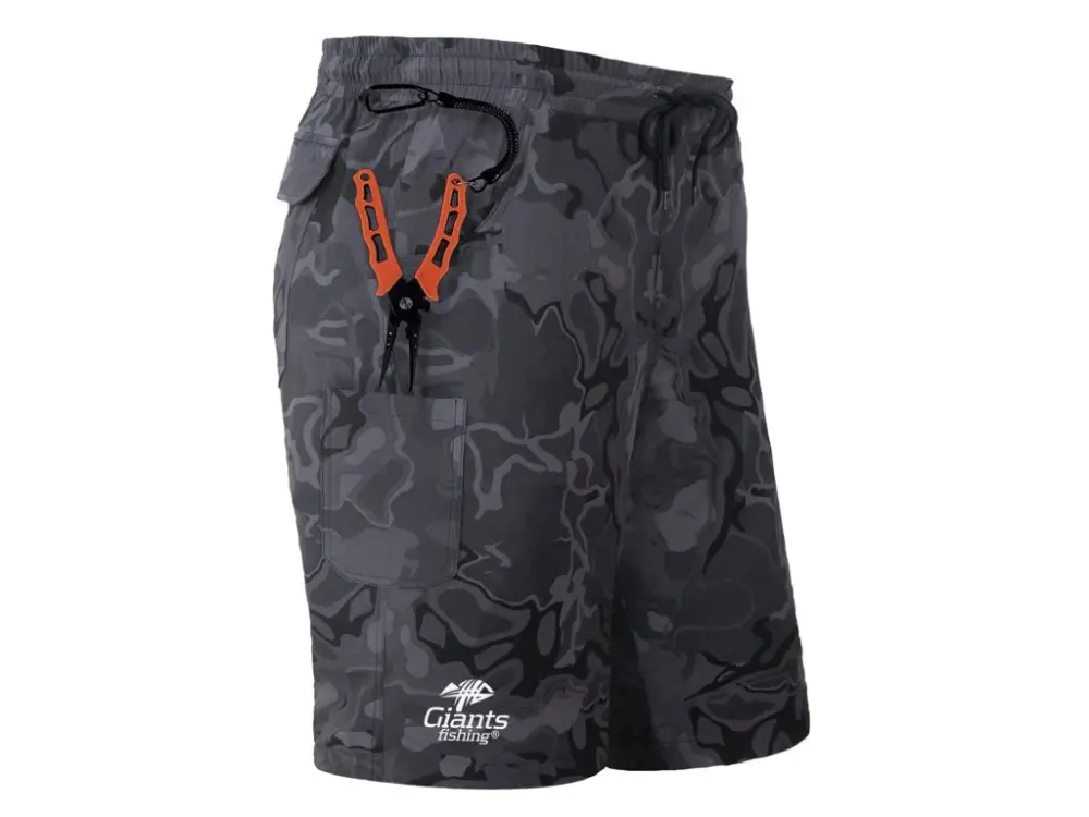 Odeslání Ihned Giants Fishing Kraťasy Shorts Quick Dry UV50+ Camo Grey