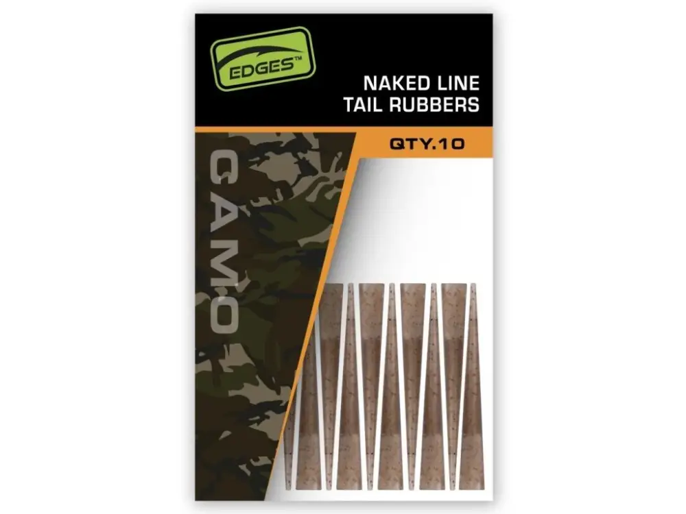 Fox Převleky Na Závěsky Edges Camo Naked Line Tail Rubbers 10ks Horká Nabídka