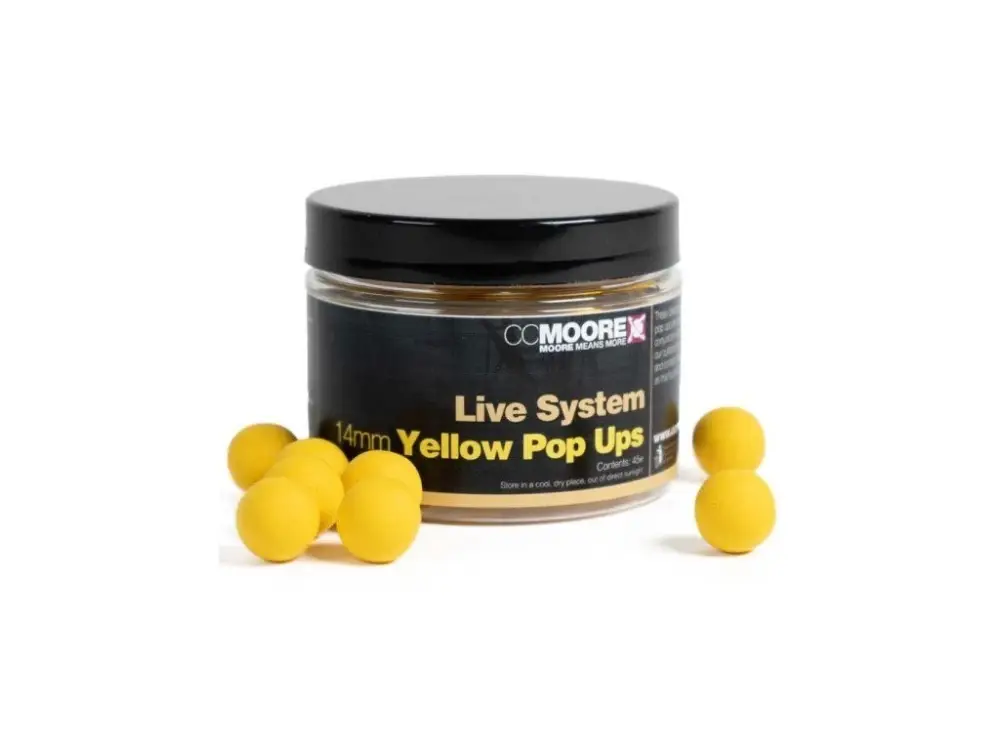 Koupit Online CC Moore Plovoucí Boilie Live System Yellow Pop Up Extra Plovoucí