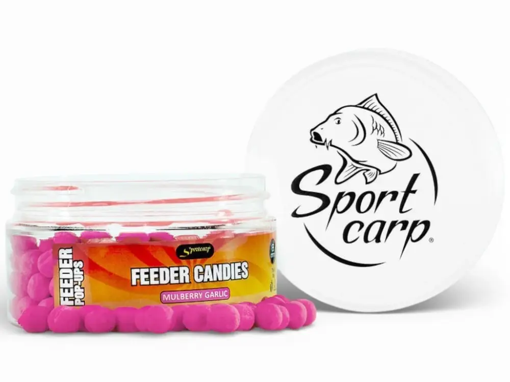 SportCarp Plovoucí Nástrahy Feeder Candies Mulberry Garlic 8mm 75ml Expresní Doručení