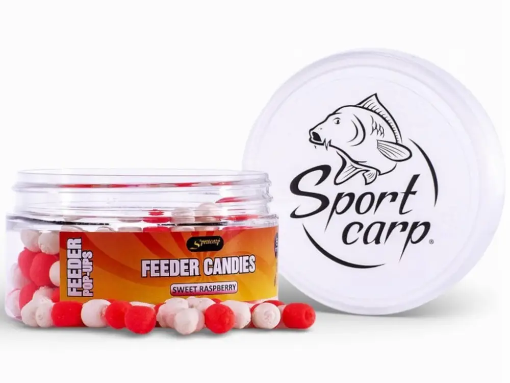 Poslední Šance SportCarp Plovoucí Nástrahy Feeder Candies Sweet Raspberry 8mm 75ml