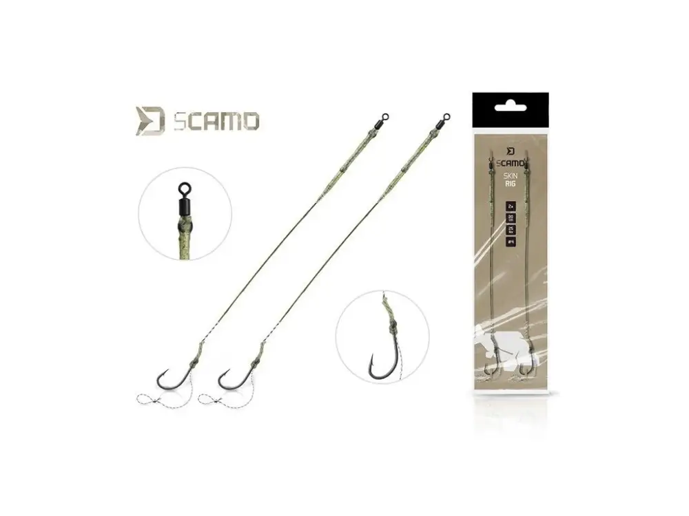 Nakupujte Hned Delphin Návazec sCAMO Skin Rig 25lb 20cm 2ks