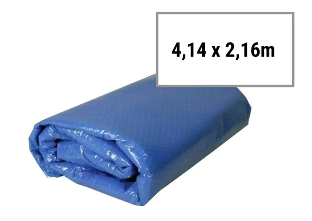 Ověřený Solární plachta modrá na bazén 4,14 x 2,16m