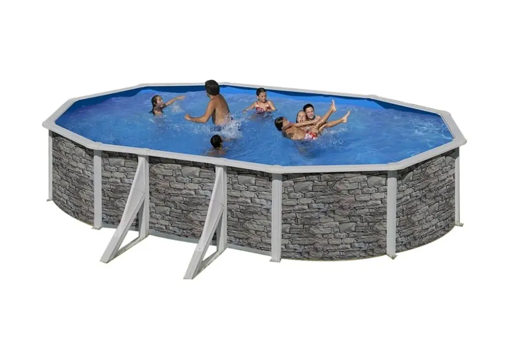 Bazén GRE Iraklion 6,1 x 3,75 x 1,2m set Cenově Výhodný