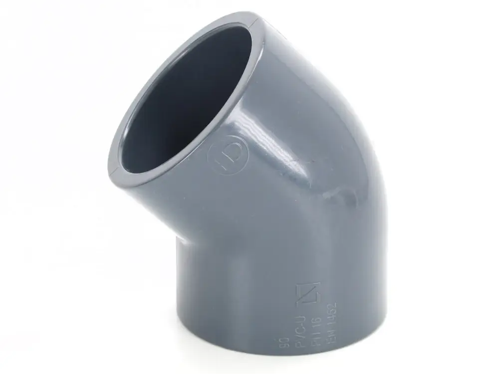 Koleno PVC úhel 45° - 90mm Cenově Výhodný