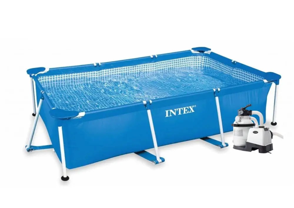 INTEX Metal Frame 3,00 x 2,00 x 0,75m písková filtrace 4m3/hod Akční Nabídka