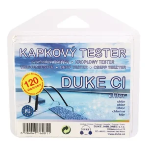 Sleva Kapkový tester DUKE Cl na chlor