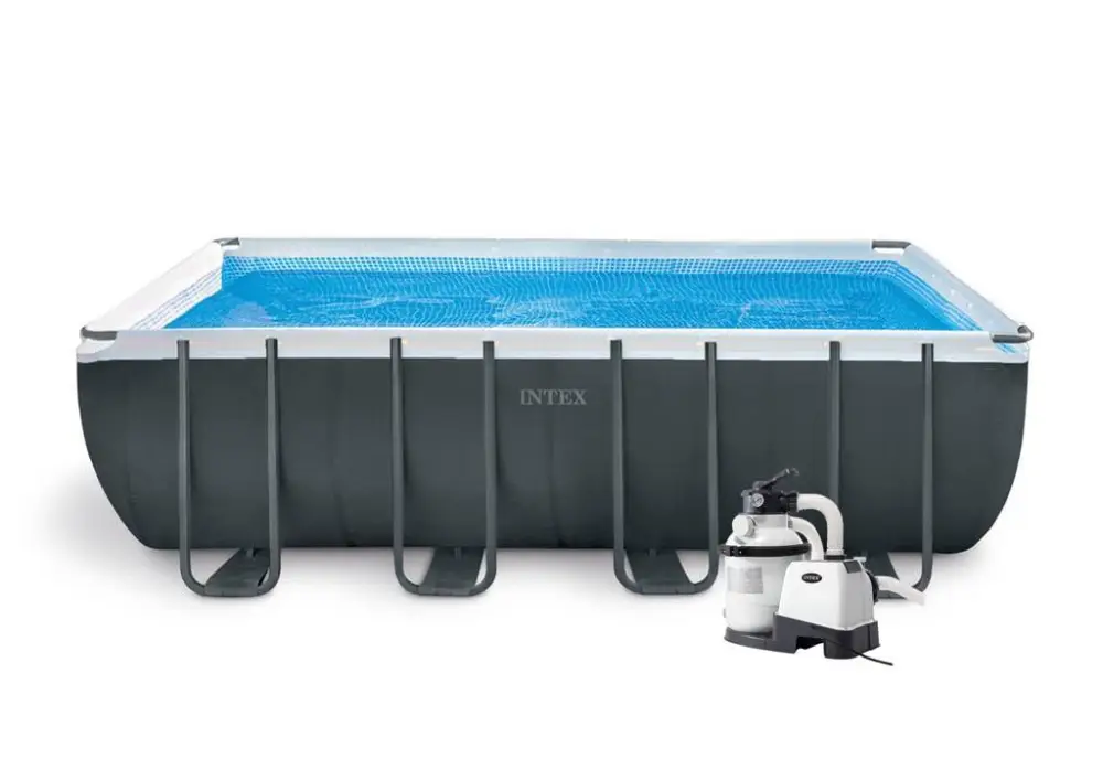 Bazén INTEX Rectangular Ultra Frame XTR 5,49 x 2,74 x 1,32m set + písková filtrace 4m3/hod Časově Omezené