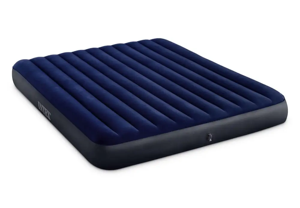 Nakupujte Hned INTEX 64755 Nafukovací postel Classic Downy Blue Dura-Beam Serie King
