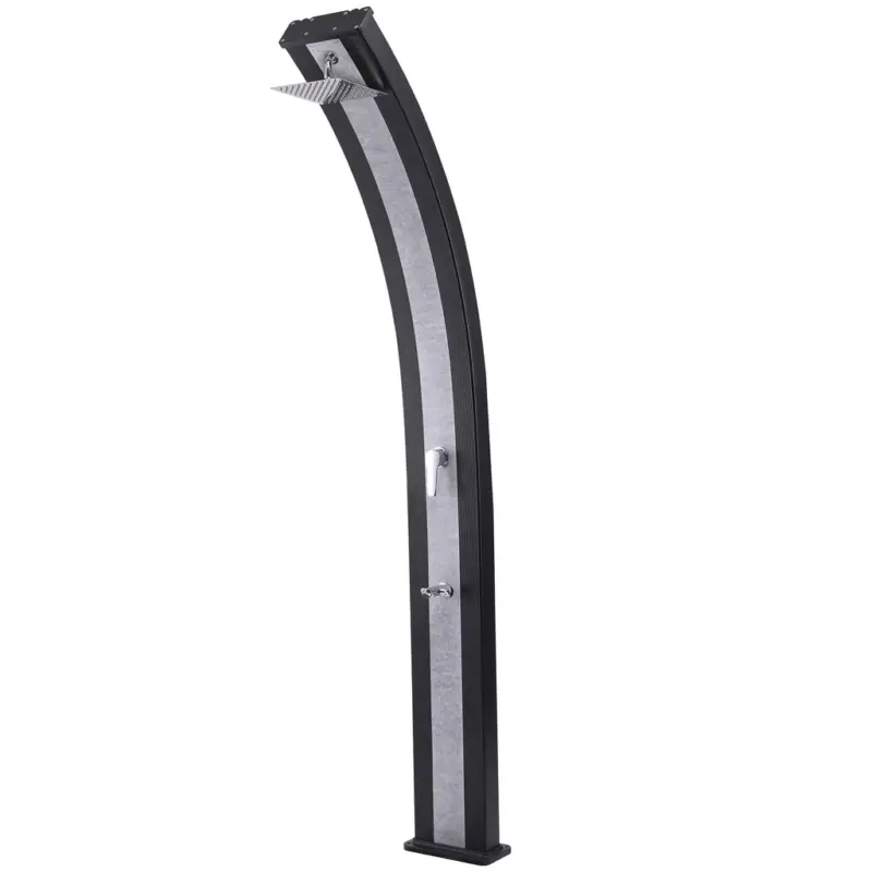 Ověřený Solární sprcha Slim line duo černá