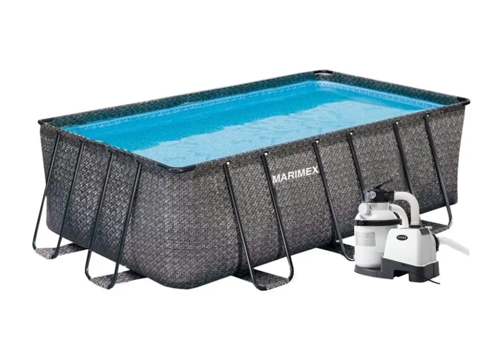 Bazén Florida Premium 2,15 x 4,00 x 1,22 m - dekor RATTAN písková filtrace 4m3/hod Nejlepší Volba