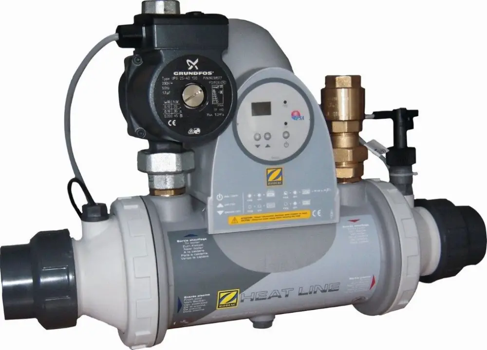Tepelný výměník ZODIAC HEAT LINE Titan 20 kW - Kompakt s oběhovým čerpadlem Pouze Dnes