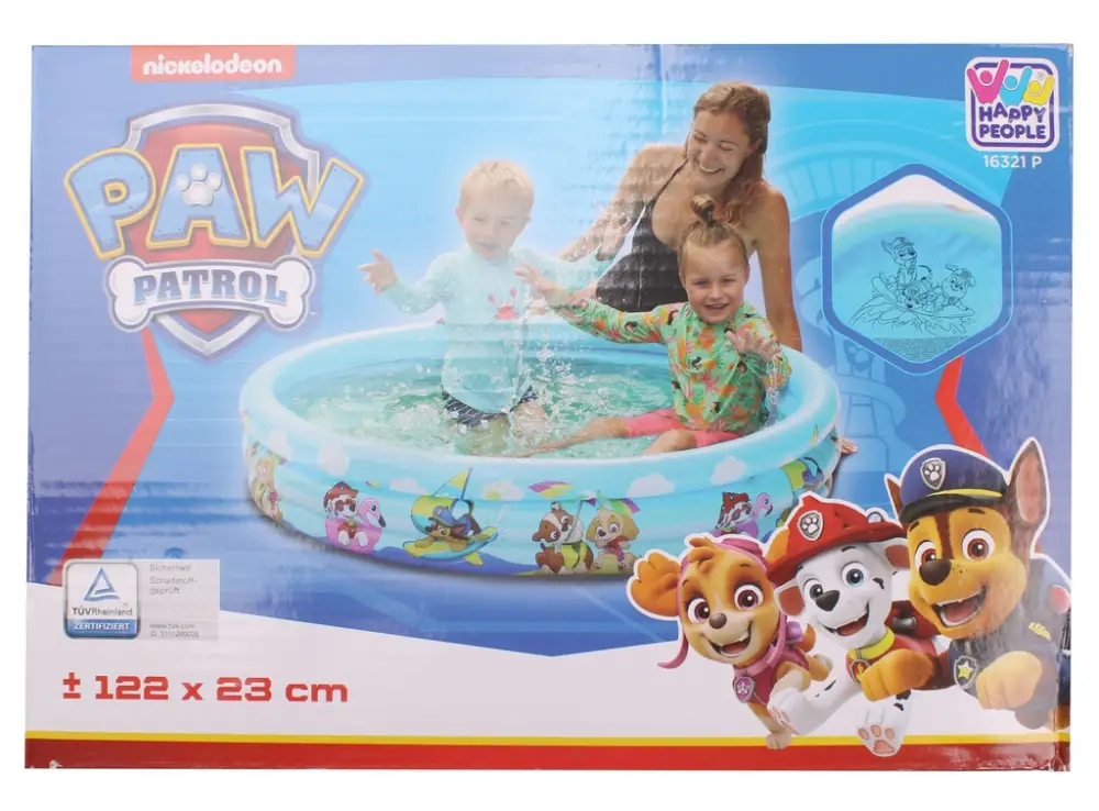 Nejlepší Cena Happy People Dětský bazének Paw Patrol, 3 prstence