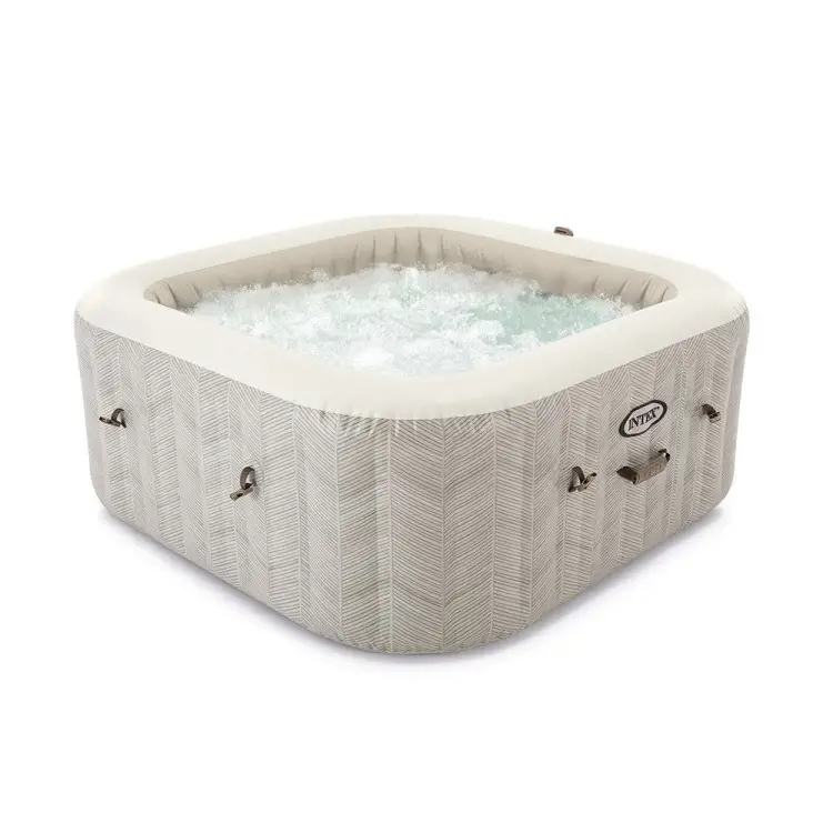 Vířivý bazén INTEX 28446NP Pure Spa Chevron Deluxe se systémem slané vody Autentický