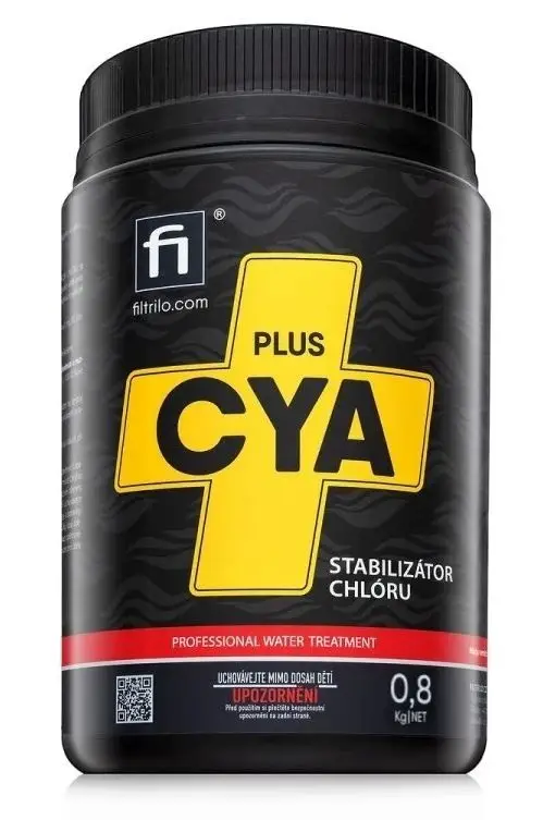 CYA PLUS, Stabilizátor chlóru CYA 0,8Kg Vrácení Zdarma