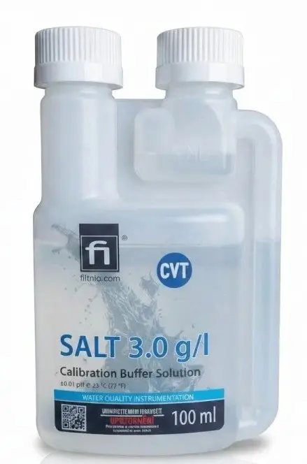 Výhodná Nabídka Certifikovaný kalibrační roztok CVT Sůl NaCl 3,0 g/l, 100ml