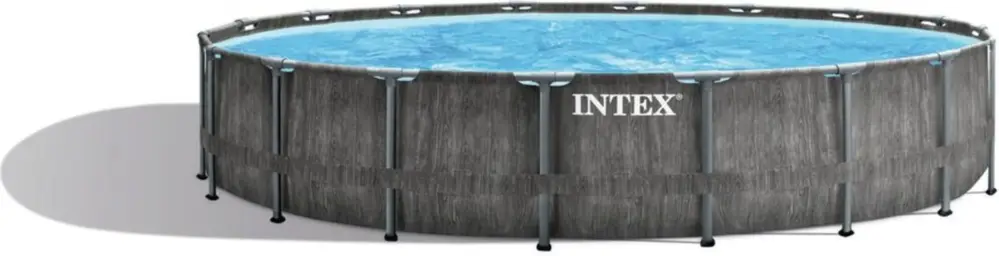 Víkendová Akce Intex Frame Pool Prism Greywood Ø 549 x 122 cm