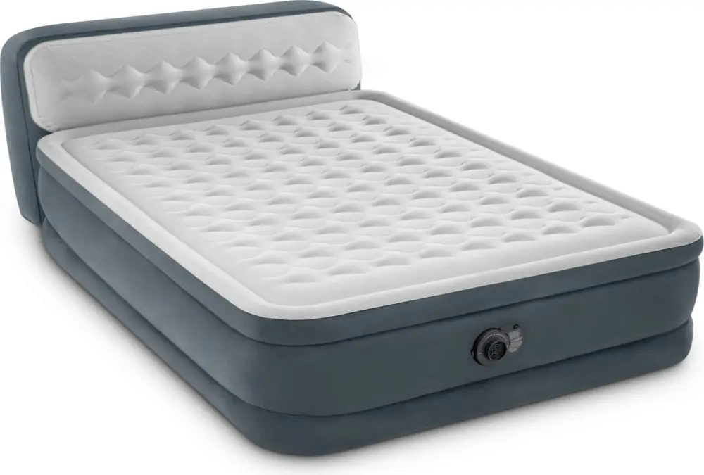 Nová Kolekce Intex Nafukovací postel Dura-Beam Deluxe Series Ultra Plush Headboard Queen 236 x 152 x 86 cm