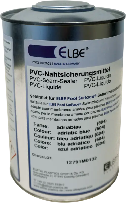Aktuální ELBE Prostředek na zajištění švů pro bazénovou fólii - adriatická modř, 950 ml