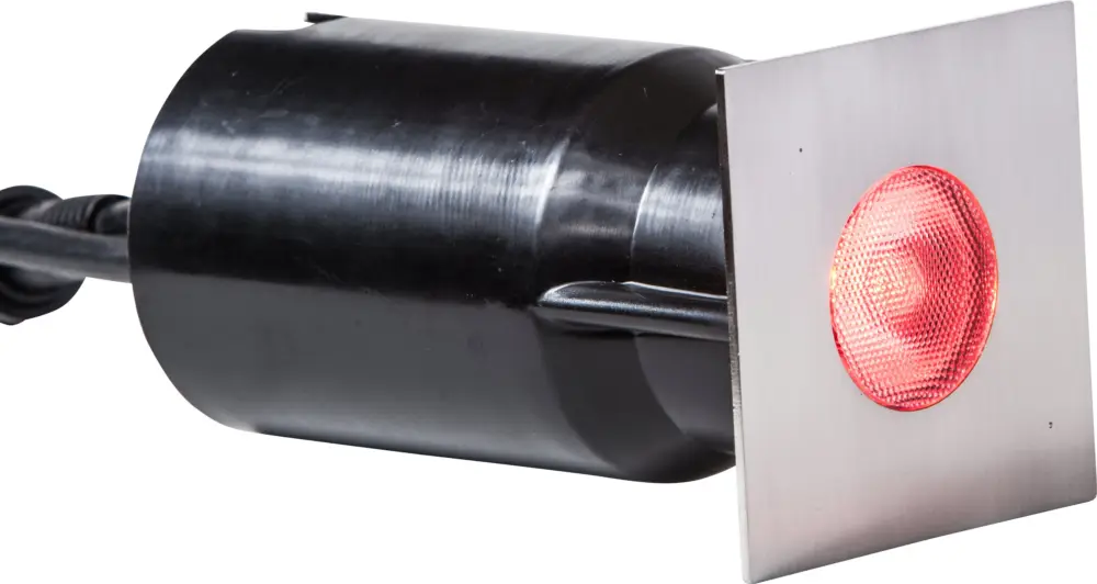 Pouze Dnes Heissner RGB zapuštěné bodové světlo Smart Light, čtvercové, 3 W / 25 - 85 lm