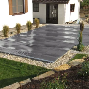 Výhodná Nabídka CF. Group Navíjecí bazénový kryt STD obdélníkový 700 × 350 cm - antracitový, Vnější rozměr: 750 x 400 cm