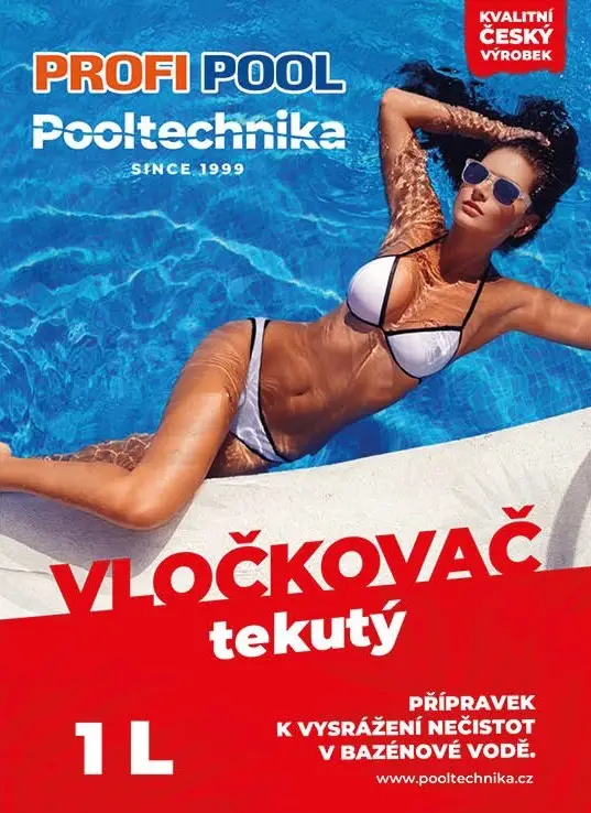 Vločkovač tekutý 1L PROFIPOOL Nejprodávanější