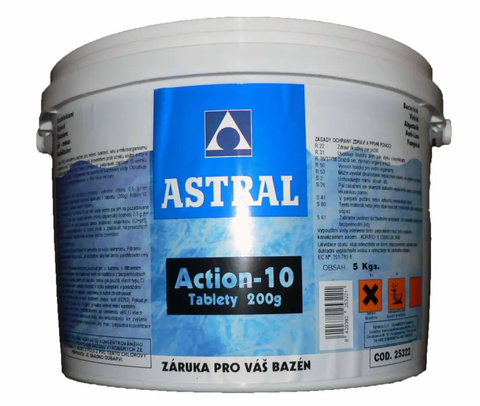 Action 10 200g tablety 5 kg (10-kombinace) Akční Cena