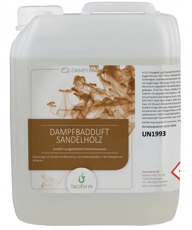 Must-Have Esence pro parní lázně 5L - Santalové dřevo