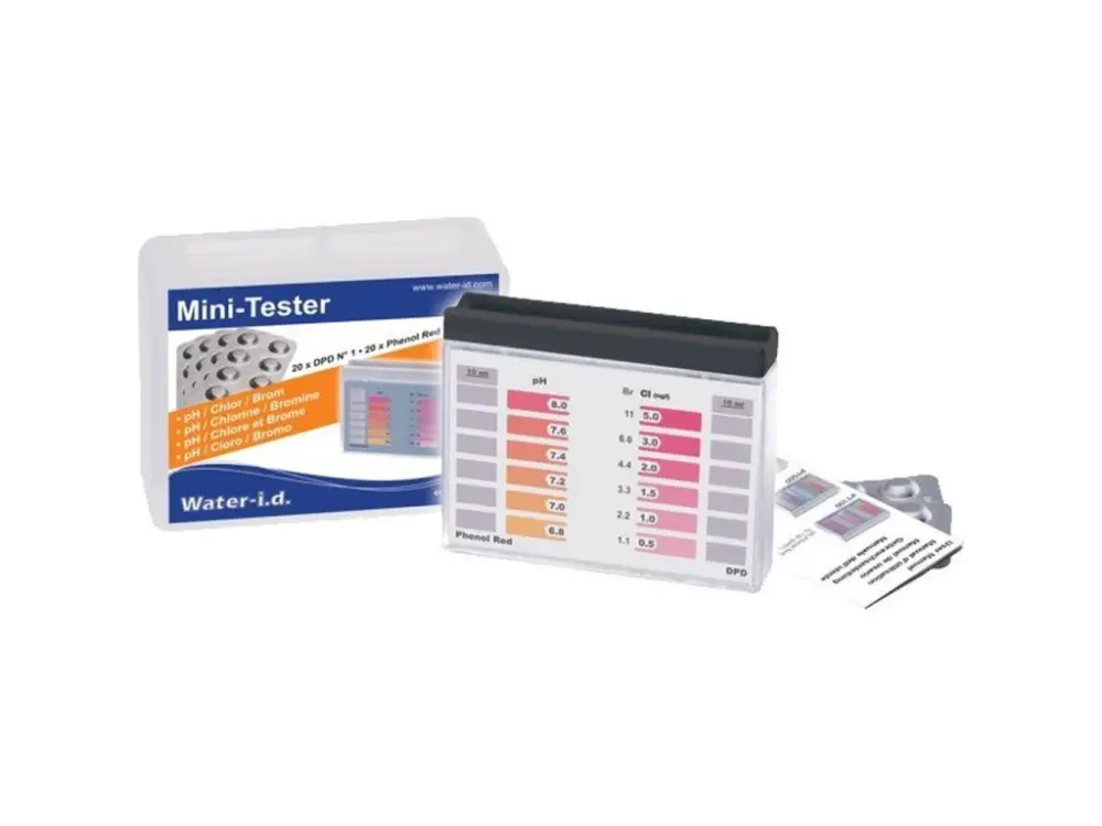 Originální Tabletový mini-tester pH a Cl/Br