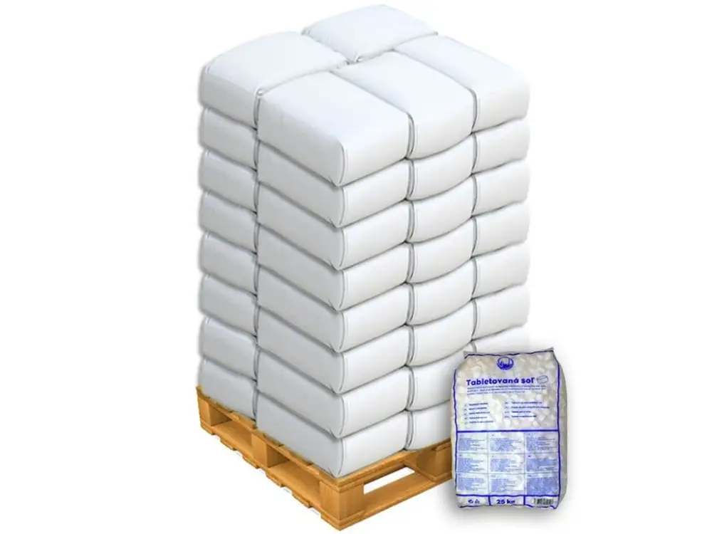 Kup Teď Tabletová regenerační sůl 1000 kg Solivary 40x25 kg