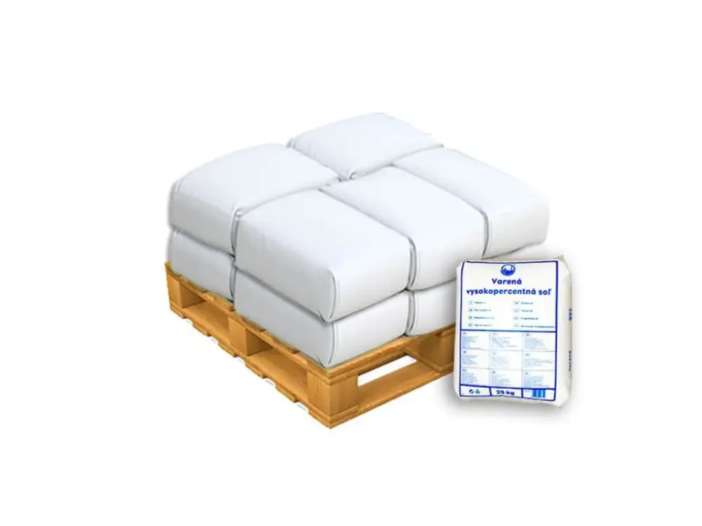 Sůl do bazénu 250 kg čistá vysokoprocentní Solivary 10x25kg Časově Omezené