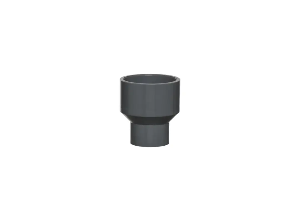 Must-Have PVC tvarovka - redukce, 2x lepený spoj, 75 x 50 mm, dlouhá