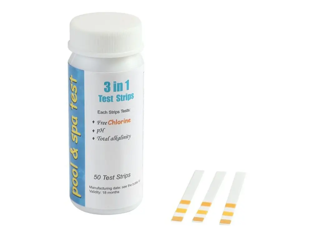 Super Cena Pool and Spa Test Strips 3 in 1 testovací proužky, 50 ks