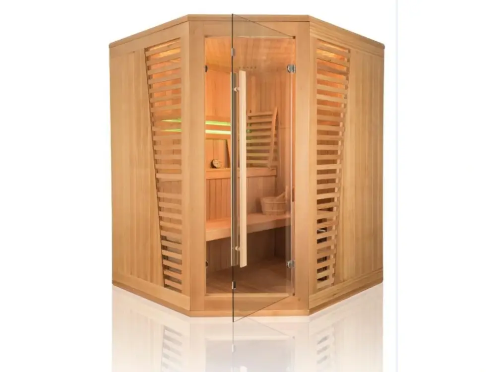 Finská sauna LUONTO 3/4 Levný