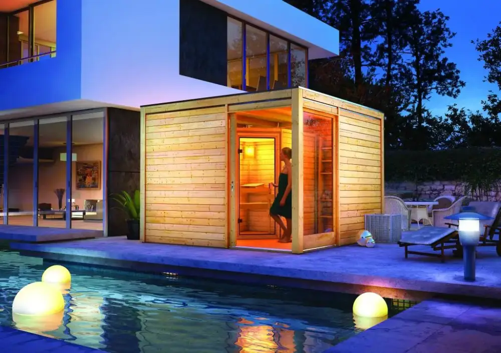 Expresní Doručení Saunový domek Cubus Premium + sauna Jarin Karibu