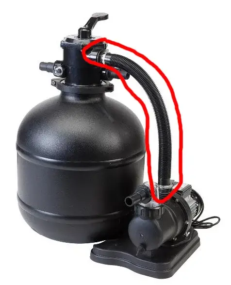 Propojovací hadice (54 cm) k filtraci Prostar Profi 8 Nejlepší Volba