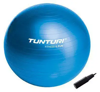 Gymnastický míč s pumpičkou TUNTURI 65 cm, modrý Aktuální