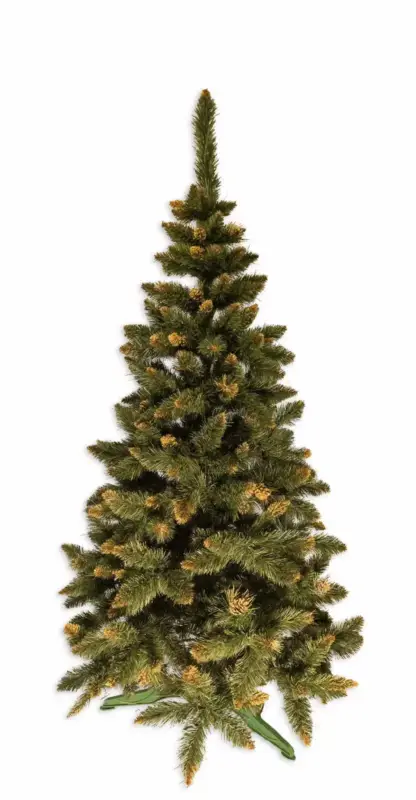 Akční Cena Umělý stromeček - Jedle De Lux - zlatá - 220 cm