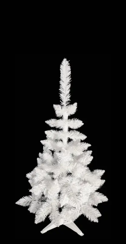 Bezpečná Platba Umělý stromeček - Jedle De Lux - bílá - 130 cm